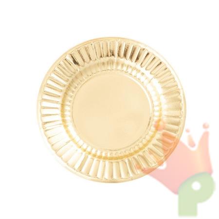 PIATTI ROTONDI ORO 21CM 8PZ