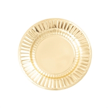 PIATTI ROTONDI ORO 21CM 8PZ