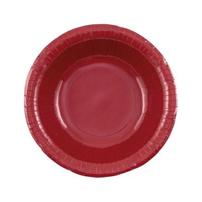 PIATTI ROTONDI BORDEAUX 24 CM 8 PZ