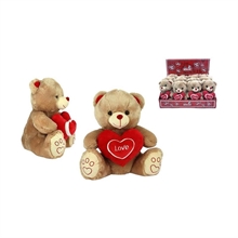 ORSETTO CON CUORE LOVE 18CM