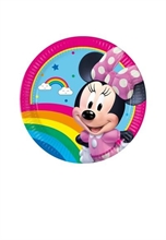PIATTI IN CARTA MINNIE RAINBOW 8PZ 20CM
