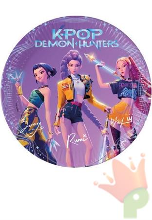 PIATTO 23CM K-POP DEMON HUNTERS 8PZ