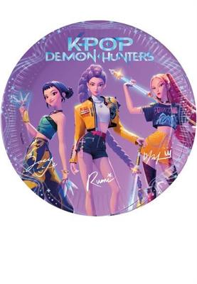 PIATTO 23CM K-POP DEMON HUNTERS 8PZ