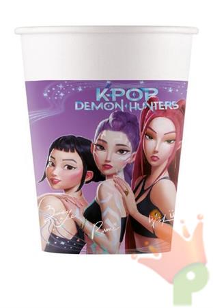 BICCHIERI 200CC K-POP DEMON HUNTERS 8PZ