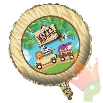 PALLONCINO MYLAR 18INCH SAFARI
