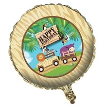 PALLONCINO MYLAR 18INCH SAFARI