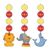 Set 3 pendenti 76 cm Circo Circus Time