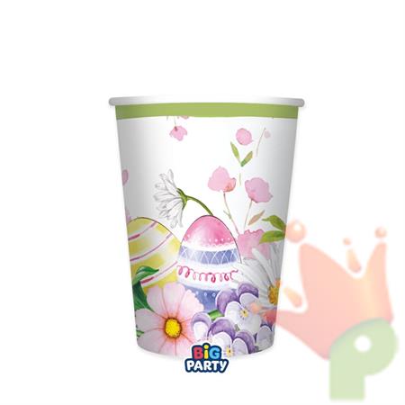 BICCHIERI FLORAL EASTER 6 PZ 250 CC