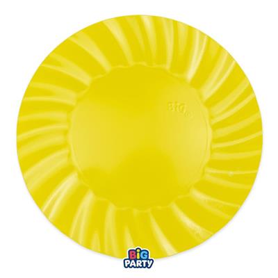 PIATTI IN CARTA WAVY GIALLO Ø30 CM 6 PZ