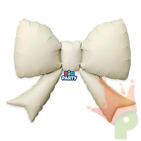 PALLONCINO MYLAR FIOCCO 43X55 CM AVORIO