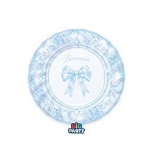 PIATTI IN CARTA BENVENUT0 FIOCCO VINTAGE 20CM 6PZ