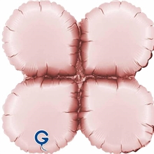 BASE TONDA 13 ROSA SATINATO PER PALLONCINI AD ARIA