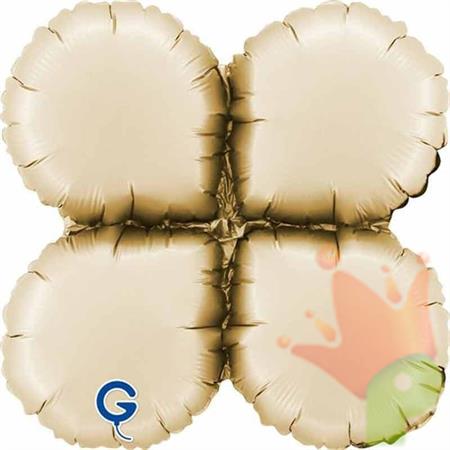 BASE TONDA 13 CREMA SATINATO PER PALLONCINI AD ARIA