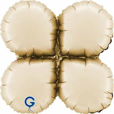 BASE TONDA 13 CREMA SATINATO PER PALLONCINI AD ARIA