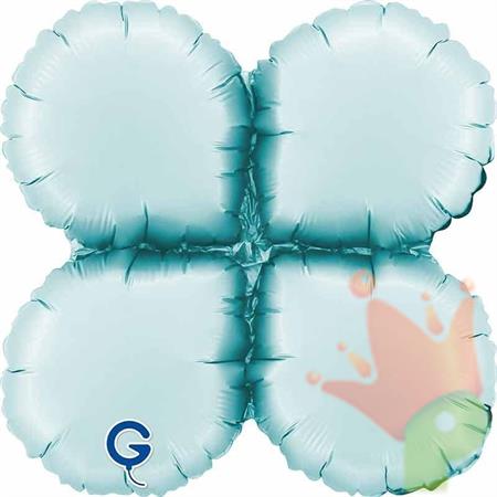 BASE TONDA 13 CELESTE SATINATO PER PALLONCINI AD ARIA