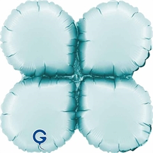 BASE TONDA 13 CELESTE SATINATO PER PALLONCINI AD ARIA