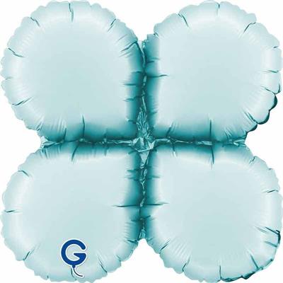 BASE TONDA 13 CELESTE SATINATO PER PALLONCINI AD ARIA