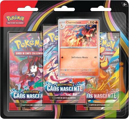 POKEMON CAOS NASCENTE BLISTER 3 BUSTINE