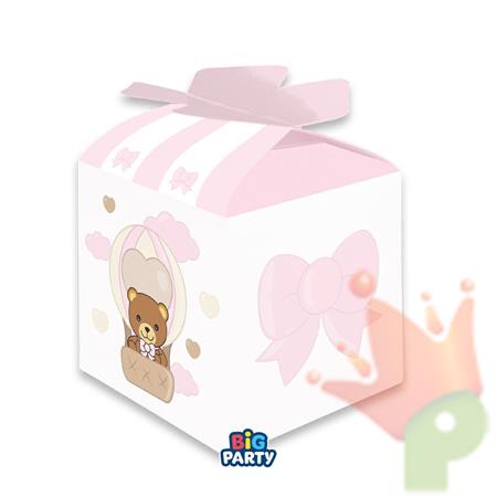 SCATOLINE CUBETTO TEDDY FRIENDS BY THUN ROSA 10PZ
