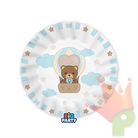 PIATTI TEDDY FRIENDS BY THUN CELESTE 20CM 6PZ