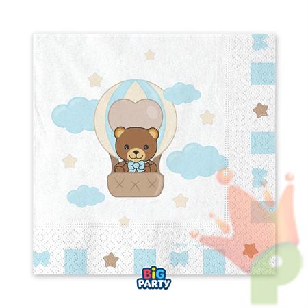 TOVAGLIOLI TEDDY FRIENDS BY THUN CELESTE 33X33CM 16PZ