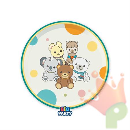 PIATTI TEDDY FRIENDS BY THUN MIX 22CM 6PZ