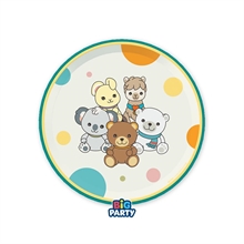 PIATTI TEDDY FRIENDS BY THUN MIX 22CM 6PZ