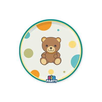PIATTI TEDDY FRIENDS BY THUN MIX 18CM 6PZ