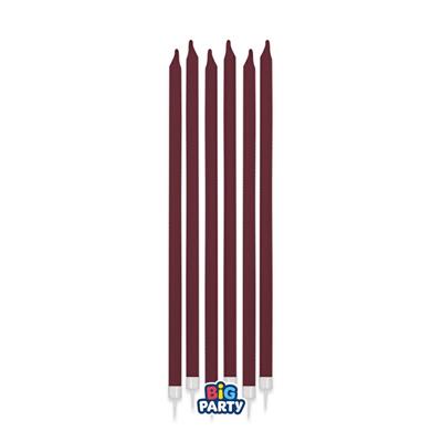 CANDELINE A MATITA BORGOGNA 15CM 12PZ
