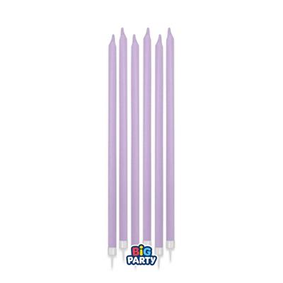 CANDELINE A MATITA LILLA 15CM 12PZ