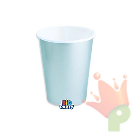 BICCHIERI WAVY CELESTE PERLATO 250CC 6PZ