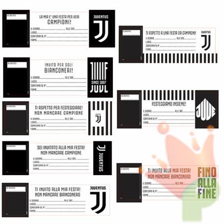 BIGLIETTI INVITO JUVENTUS 20PZ