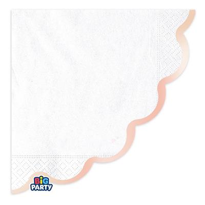 TOVAGLIOLI WAVY ROSA PERLATO 33X33CM 16PZ
