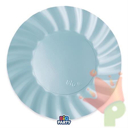 PIATTI WAVY CELESTE PERLATO 30CM 6PZ