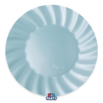 PIATTI WAVY CELESTE PERLATO 30CM 6PZ