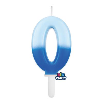 CANDELINA TINY PLUMP NUMERO 0 OCEANO 7CM