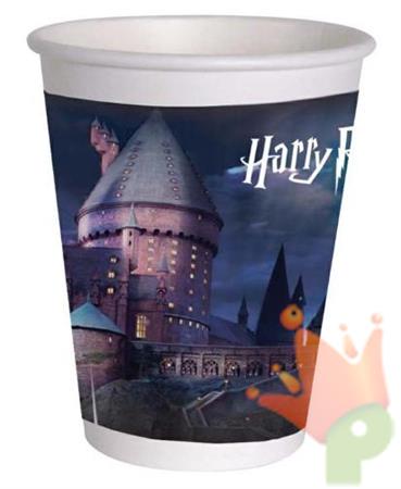BICCHIERI HARRY POTTER HOWGARTS 255ML 8PZ