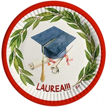 PIATTI LAUREA 20CM 8PZ