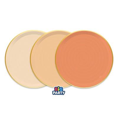 PIATTI RUSTIC SUNSET MIX 24CM 6PZ