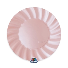 PIATTI WAVY ROSA PERLATO 25CM 6PZ