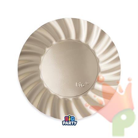 PIATTI WAVY CHAMPAGNE SATINATO 20CM 6PZ