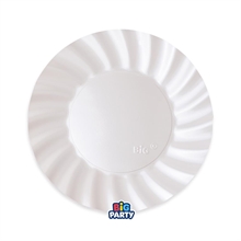 PIATTI WAVY BIANCO PERLATO 20CM 6PZ