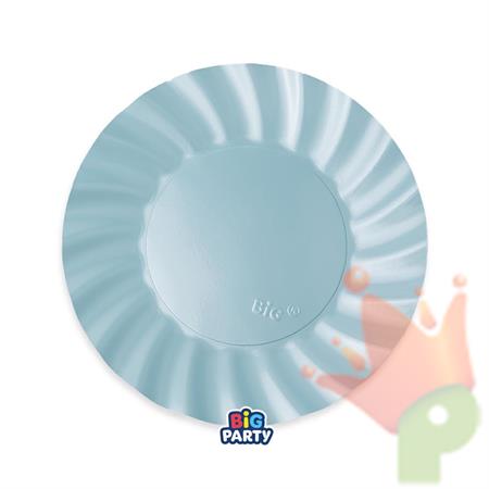 PIATTI WAVY CELESTE PERLATO 20CM 6PZ