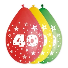 PALLONCINI 12INCH - 30CM ALL AROUND 40 ASSORTITI 10PZ
