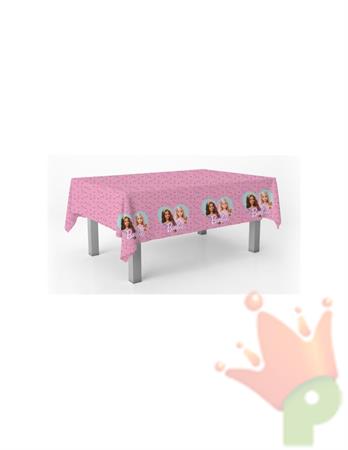 TOVAGLIA IN PLASTICA BARBIE 120X180CM