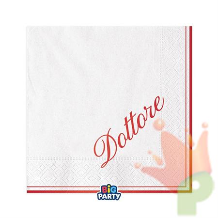 TOVAGLIOLI LAUREA DOTTORE 25X25CM 16PZ