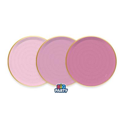 PIATTI RUSTIC PEONY MIX 18CM 6PZ
