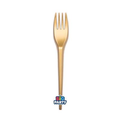 FORCHETTE ORO RIUTILIZZABILI 17,5CM 20PZ