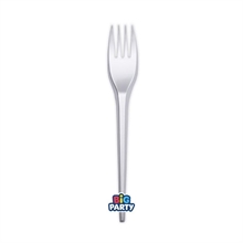 FORCHETTE ARGENTO RIUTILIZZABILI 17,5CM 20PZ