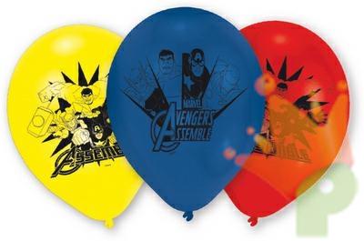 Palloni lattice 9inch - 23 cm Avengers 6 pz